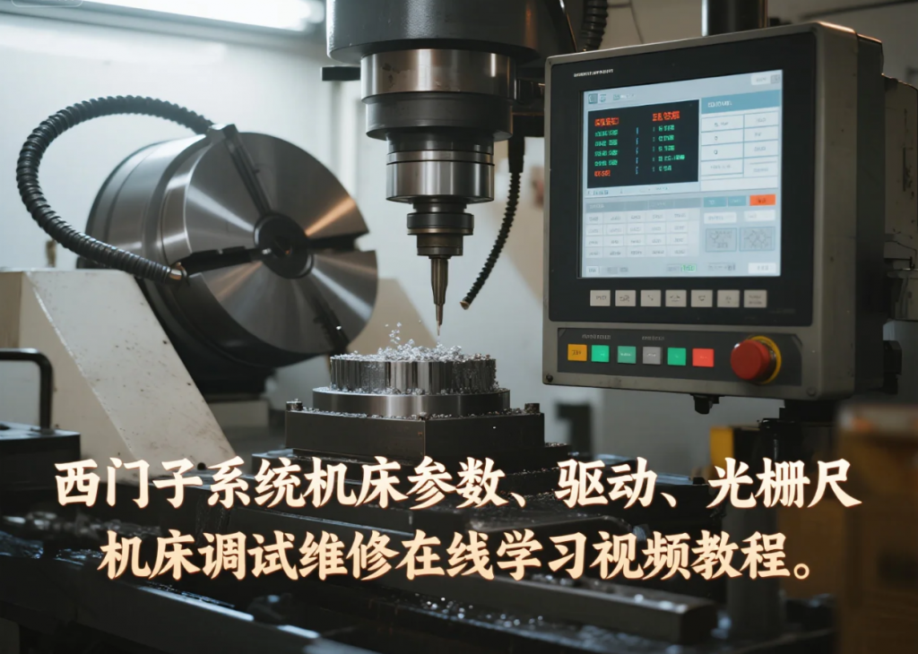 西門子系統(tǒng)機(jī)床參數(shù)，驅(qū)動(dòng)，光柵尺，機(jī)床調(diào)試維修在線學(xué)習(xí)視頻教程-機(jī)械資源網(wǎng)