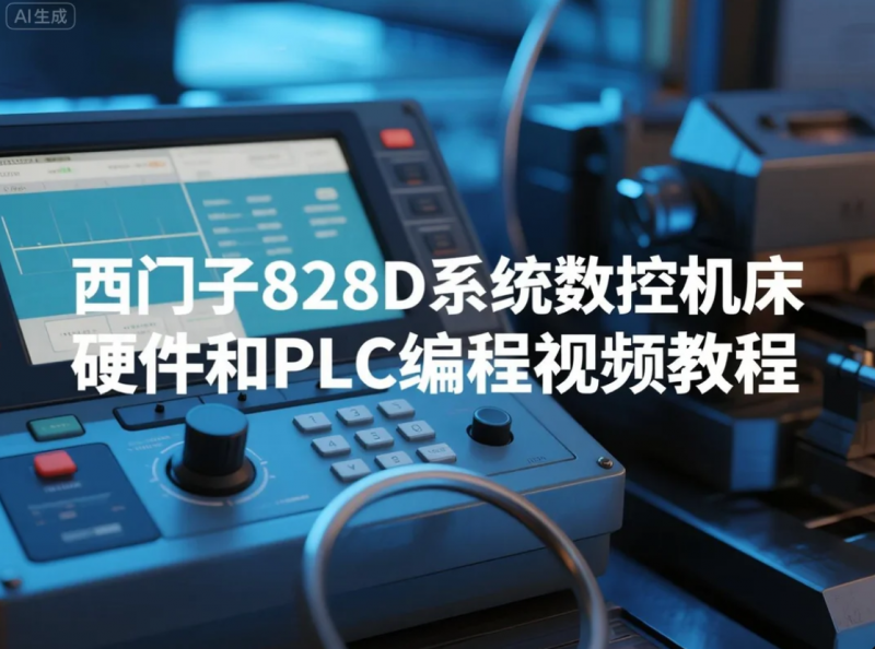 西門子828D系統數控機床 硬件和PLC編程視頻教程-機械資源網