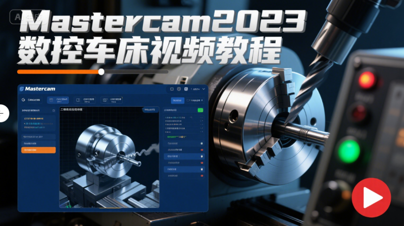 mastercam2023數(shù)控車床視頻教程-機械資源網(wǎng)