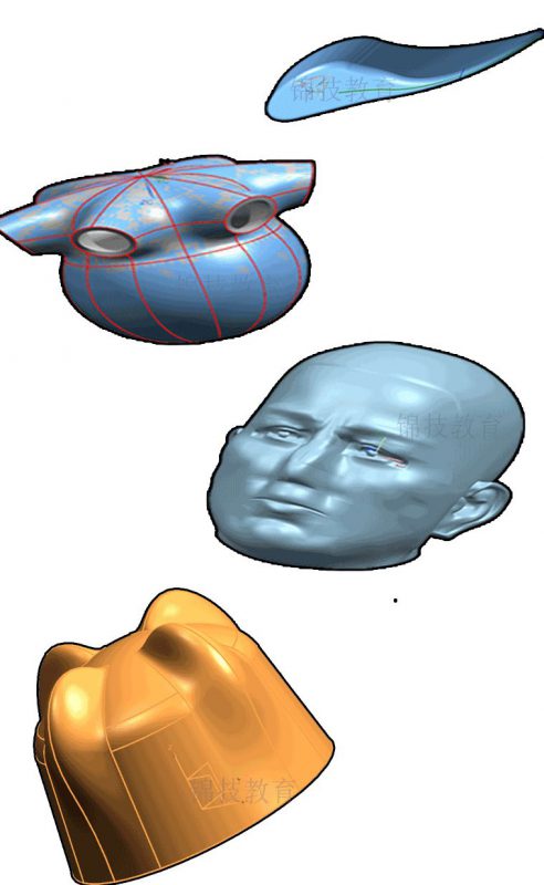 UG12.0曲面建模復雜高級實例造型逆向抄數NX實戰異行案例NX汽車家電