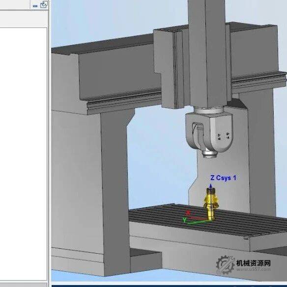 VERICUT 9.2海天GFT2740五軸龍門機床模板 免費下載-機械資源網