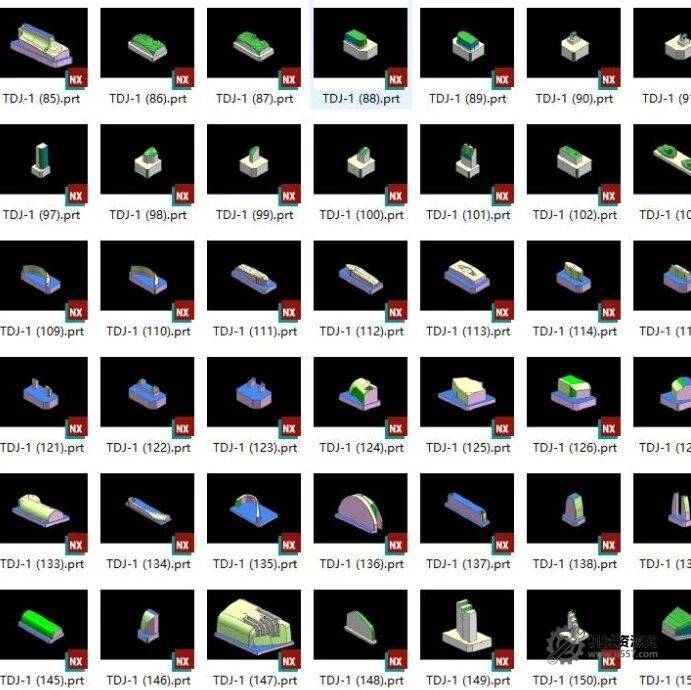 150多套UG12銅材電極銅公編程刀路-機械資源網