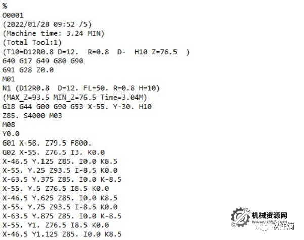 圖片[3]-UG側(cè)銑龍門銑后處理-自動(dòng)判斷平面-法蘭克-三菱-通用-機(jī)械資源網(wǎng)