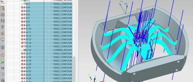 NX2007-蜘蛛-完整刀路圖 免費下載-機械資源網
