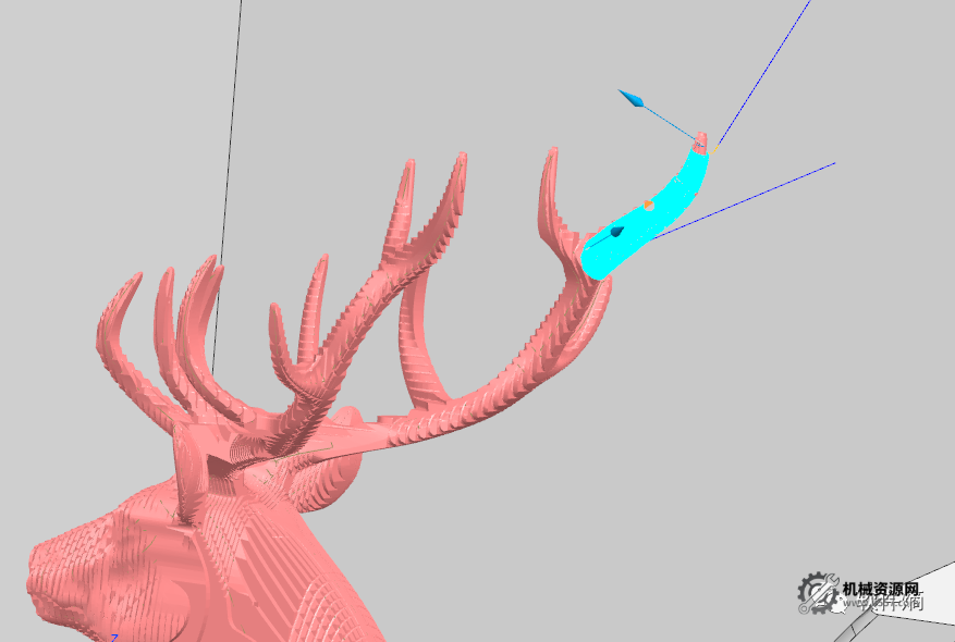 圖片[3]-NX2206-梅花鹿五軸聯動可上機刀路-正常仿真-機械資源網