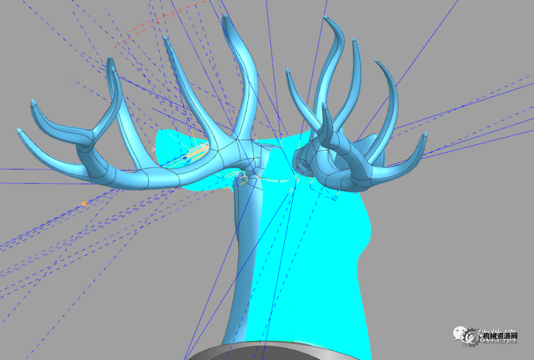 圖片[5]-NX2206-梅花鹿五軸聯動可上機刀路-正常仿真-機械資源網