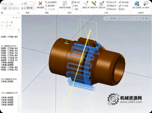 Mastercam2021 多軸編程教程_CNC 四軸五軸實戰視頻