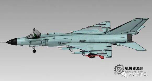 圖片[4]-20多套戰斗機坦克航母3D圖檔素材-機械資源網