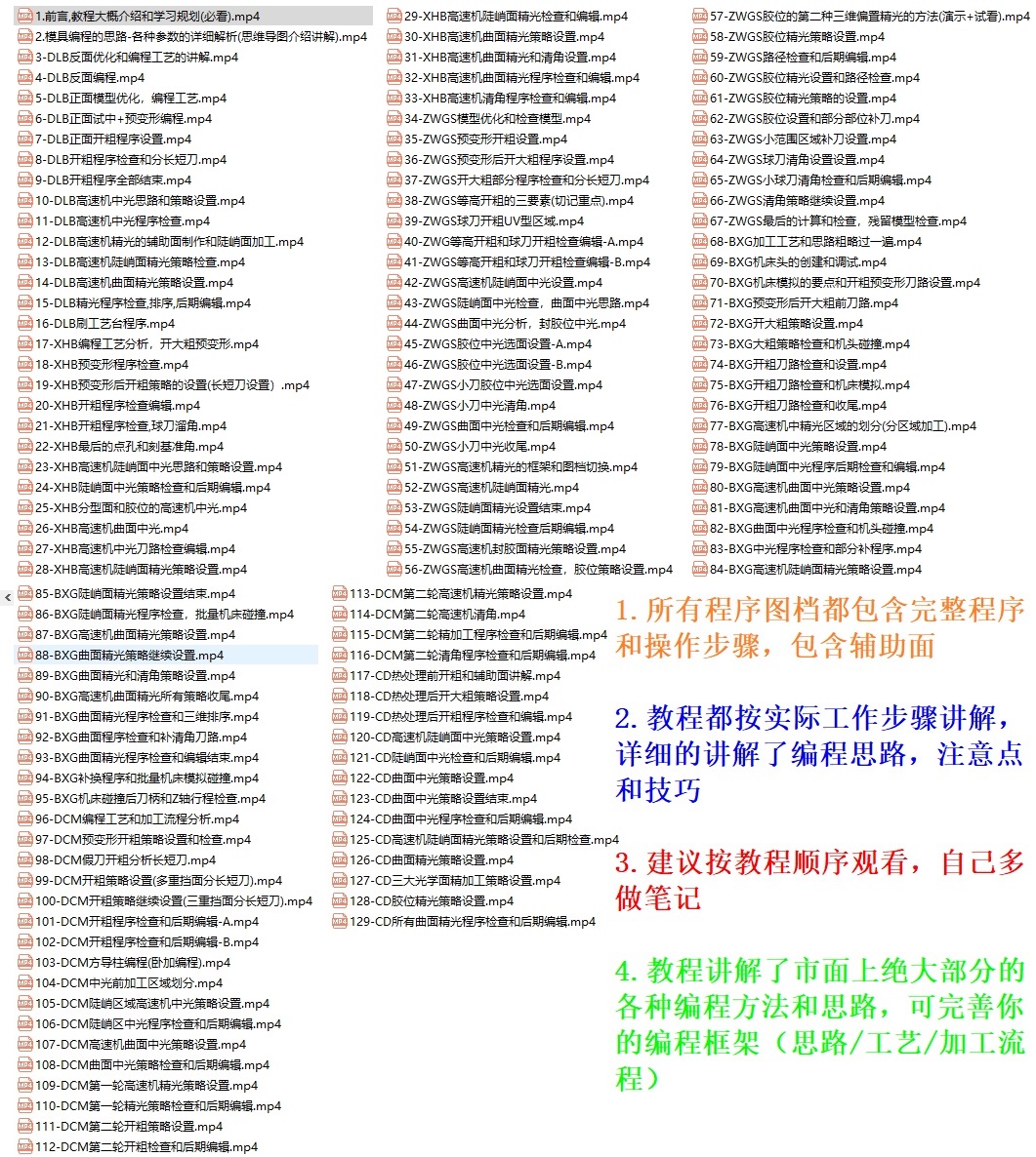 圖片[5]-Powermill中大型汽車模(龍門開(kāi)粗+高速機(jī)精光)視頻教程-機(jī)械資源網(wǎng)