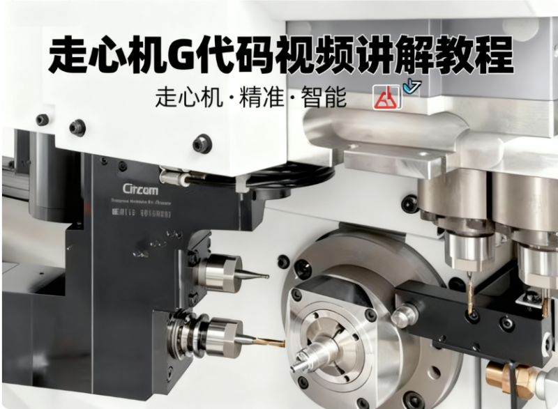 走心機(jī)手工編程從 G 代碼講解到案例應(yīng)用自學(xué)視頻教程 + 前后置代碼-機(jī)械資源網(wǎng)