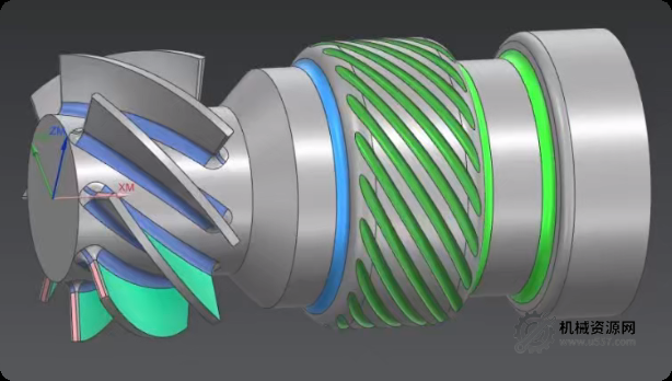 UG2506四軸視頻教程實例