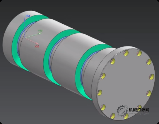 UG2506四軸視頻教程實例